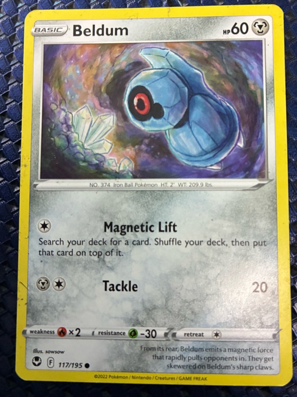 Beldum Pokémon Card - HP 60 - Basic